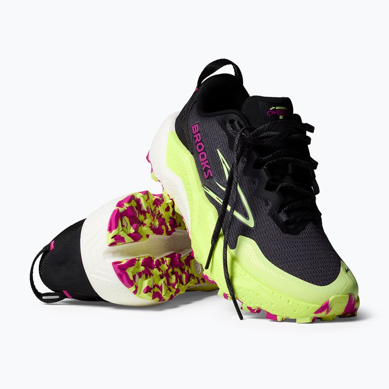 Buty do biegania damskie Brooks Caldera 8 grey/black/lime 9