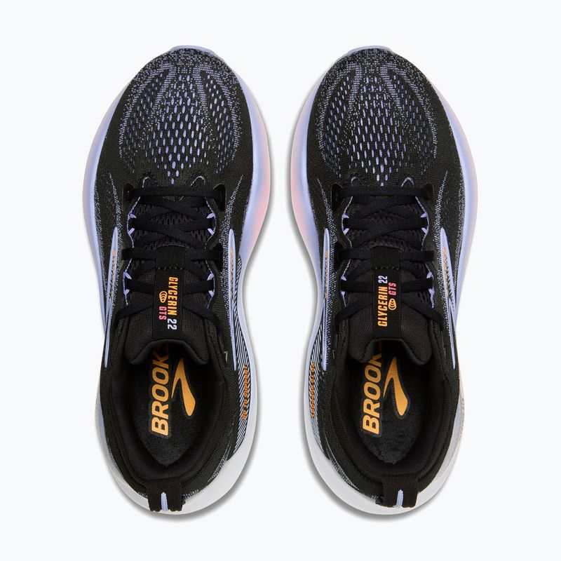 Buty do biegania Brooks Glycerin GTS 22 black/blue heron/orange 8
