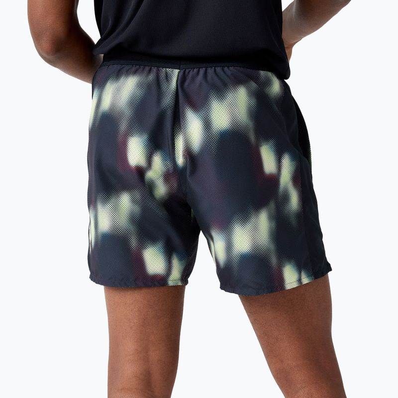 Spodenki do biegania męskie Brooks Dash Printed euphoryc black 2