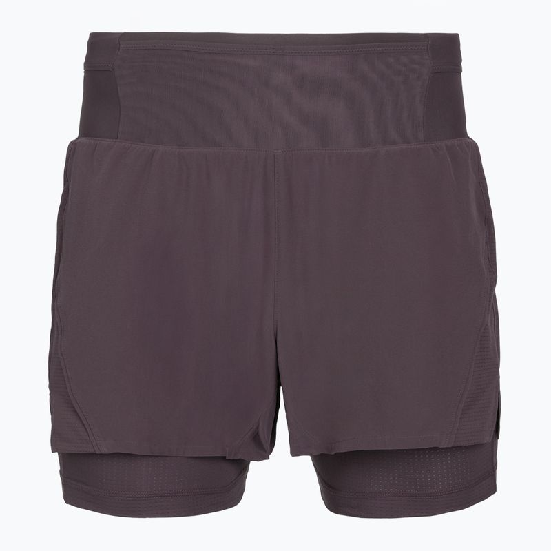 Spodenki do biegania męskie Brooks High Point 5" 2IN1 2.0 dark russet