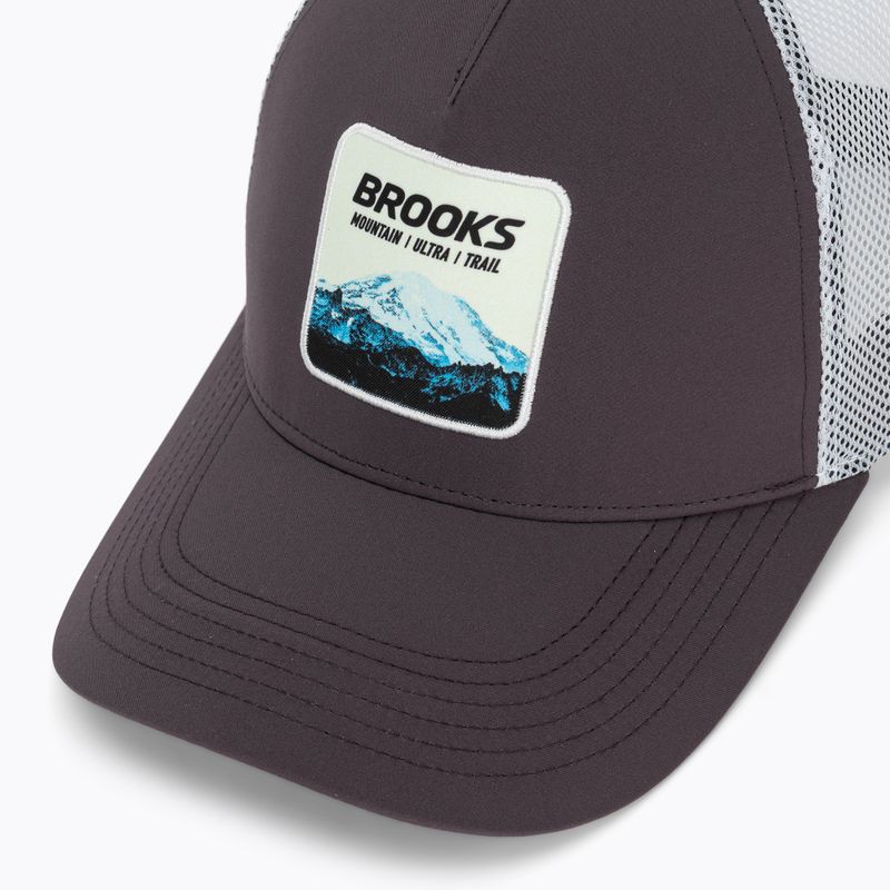 Czapka z daszkiem Brooks Surge Trucker dark russet/white/atomic blue 3