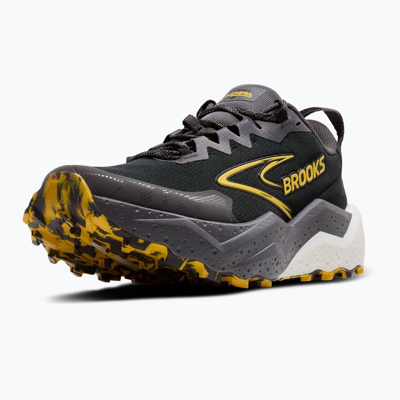 Buty do biegania męskie Brooks Caldera 8 black/rabbit/zest 4