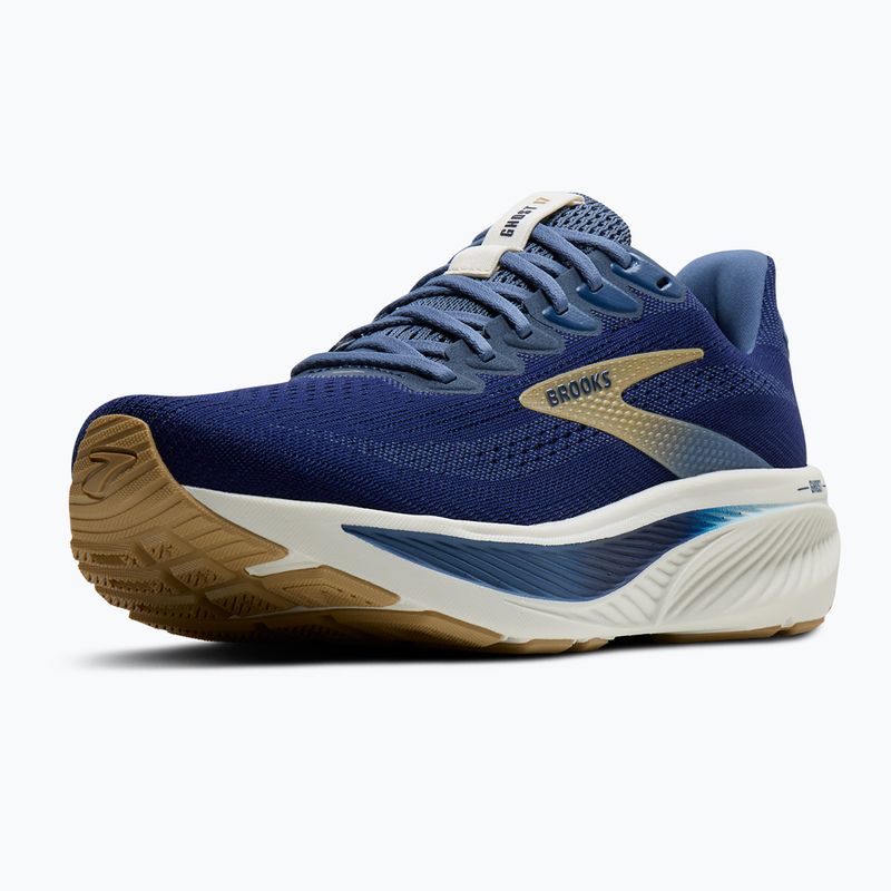 Buty do biegania męskie Brooks Ghost 17 beacon blue/moonlight/starfish 4