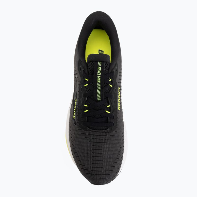 Buty do biegania męskie Brooks Revel Max ebony/black/nightlife 5