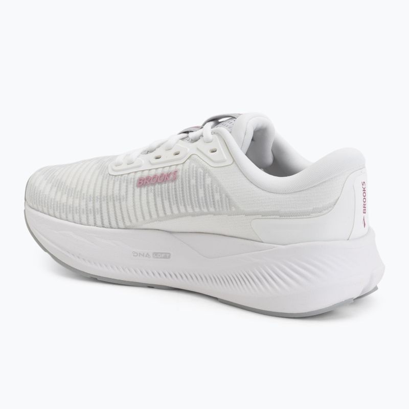 Buty do biegania damskie Brooks Revel Max white/harbor mist/metallic 3