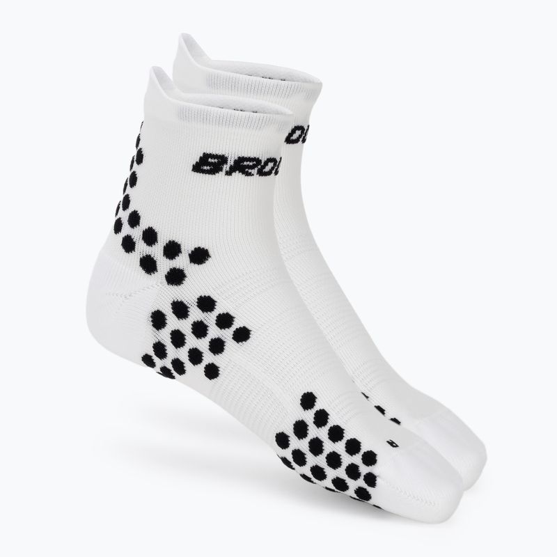 Skarpety do biegania Brooks Glycerin Sensory Quarter white