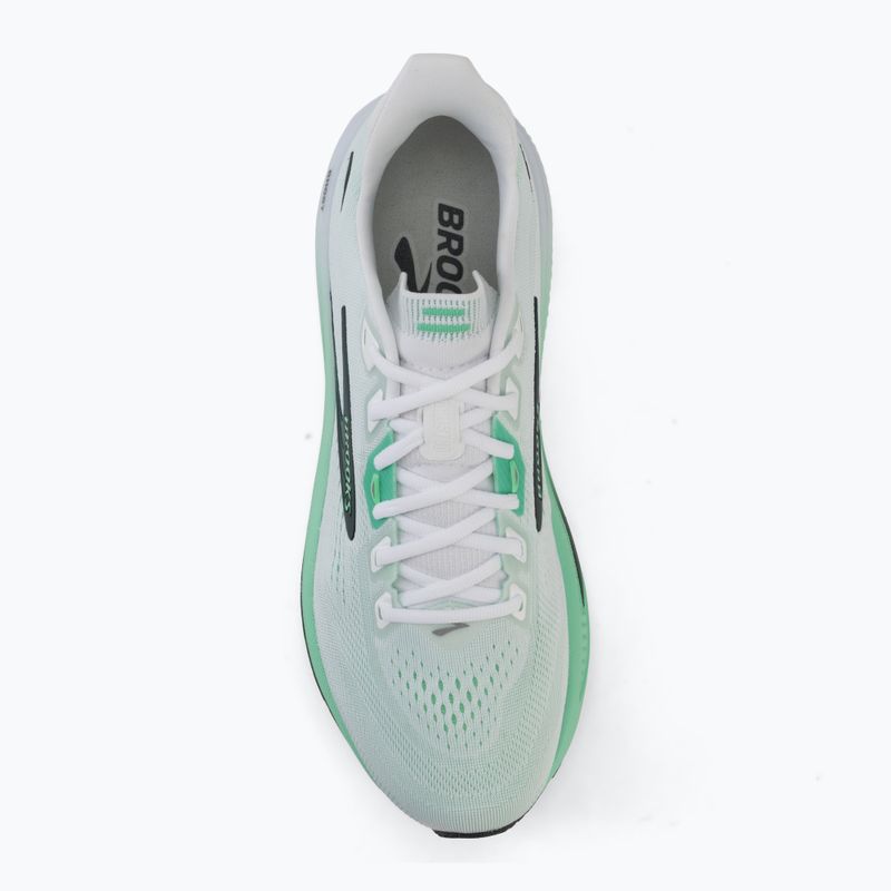 Buty do biegania męskie Brooks Ghost 18 white/spring bud/spruce 5