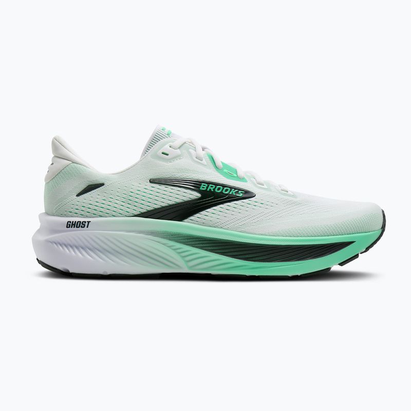 Buty do biegania męskie Brooks Ghost 18 white/spring bud/spruce 9