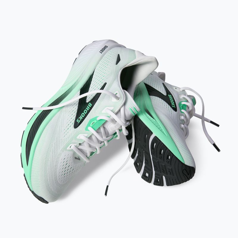 Buty do biegania męskie Brooks Ghost 18 white/spring bud/spruce 13