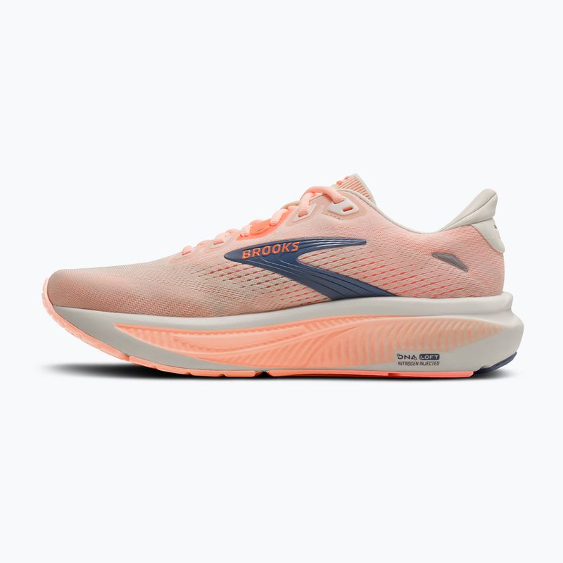 Buty do biegania damskie Brooks Ghost 18 star white/cyber peach/grey 10