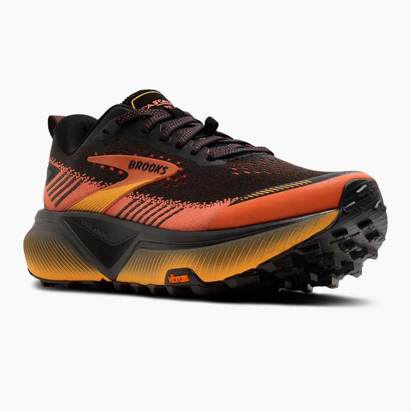 Buty do biegania męskie Brooks Cascadia 20 black/tigerlily/orange 8