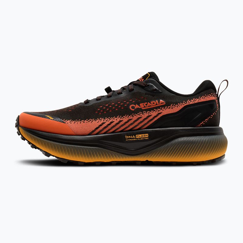 Buty do biegania męskie Brooks Cascadia 20 black/tigerlily/orange 10