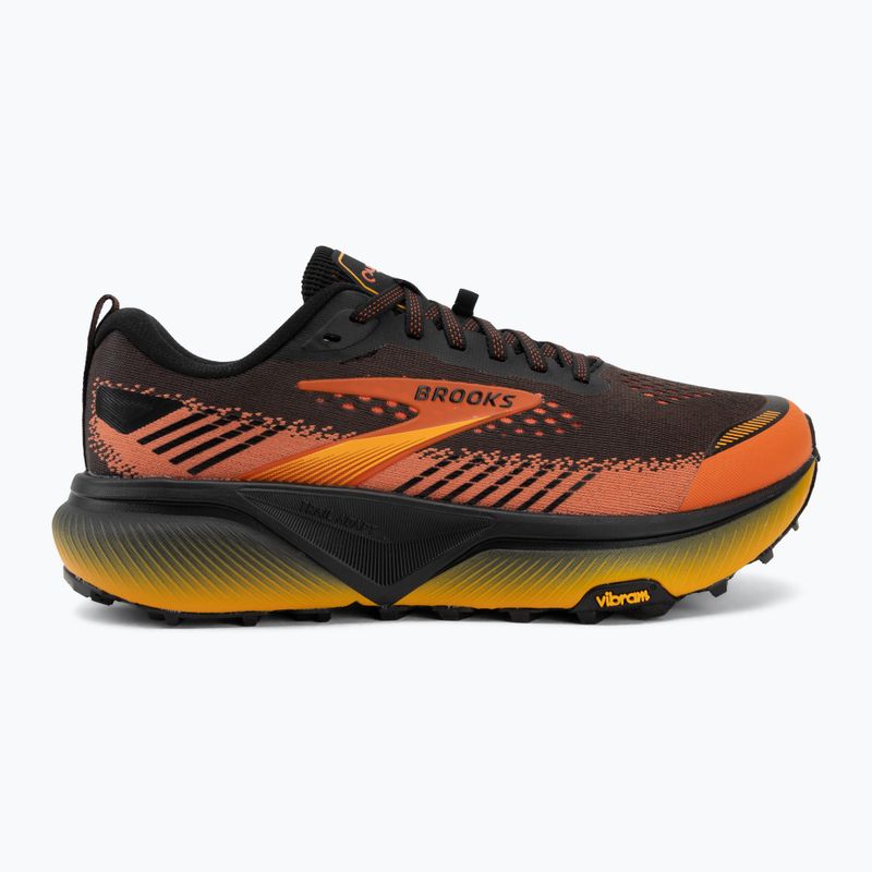 Buty do biegania męskie Brooks Cascadia 20 black/tigerlily/orange 2