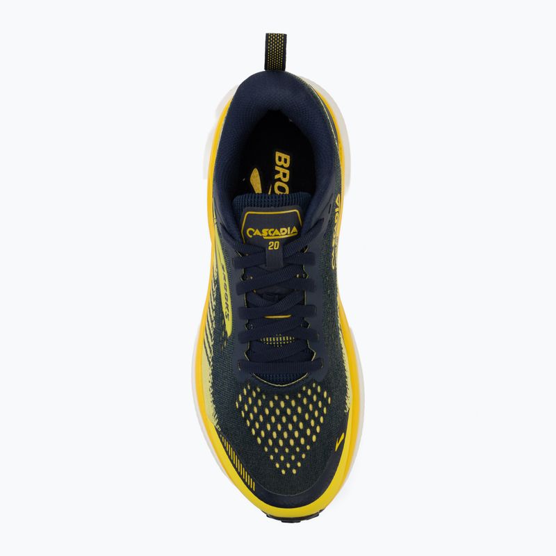Buty do biegania męskie Brooks Cascadia 20 navy/nightlife/grey 5