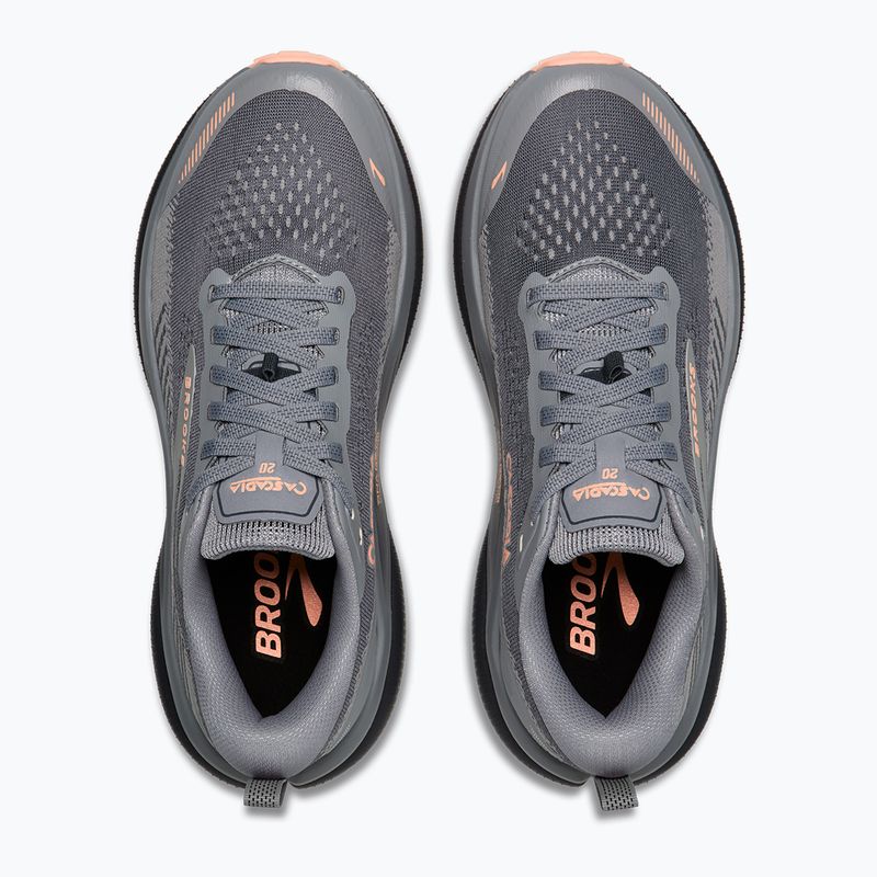 Buty do biegania damskie Brooks Cascadia 20 grey/grey/peach 11