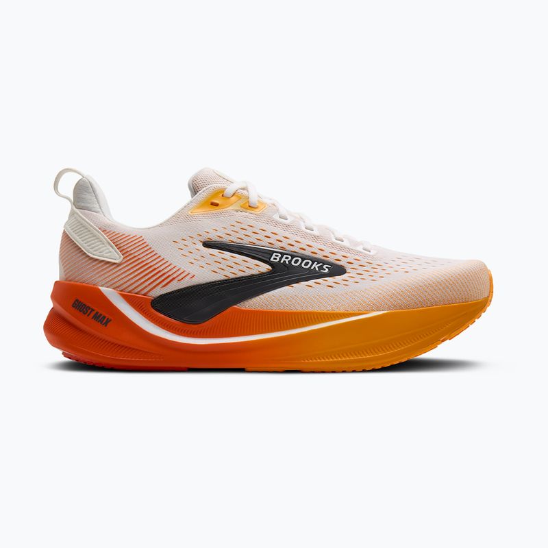 Buty do biegania męskie Brooks Ghost Max 4 white/orange/red 9