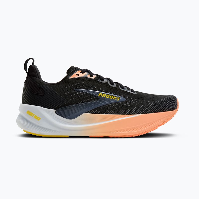 Buty do biegania damskie Brooks Ghost Max 4 black/folkstone/cyber peach 9