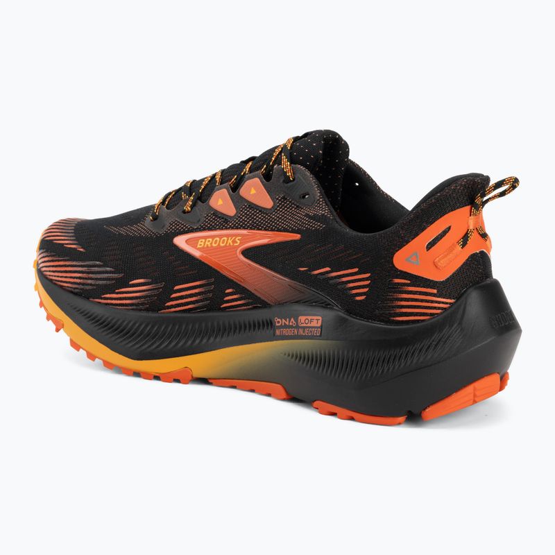 Buty do biegania męskie Brooks Ghost Trail black/red/orange 3