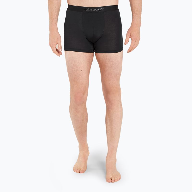 Bokserki termoaktywne męskie icebreaker Merino 125 Cool-Lite Anatomica black 5