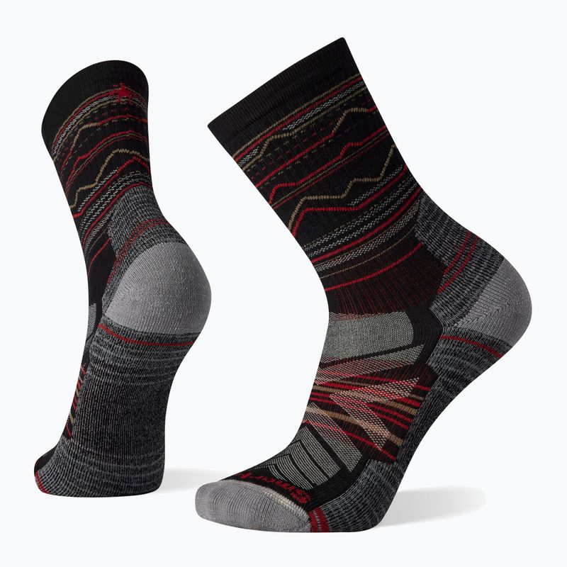 Skarpety Smartwool Hike Light Cushion Mountain Pattern Crew black 4