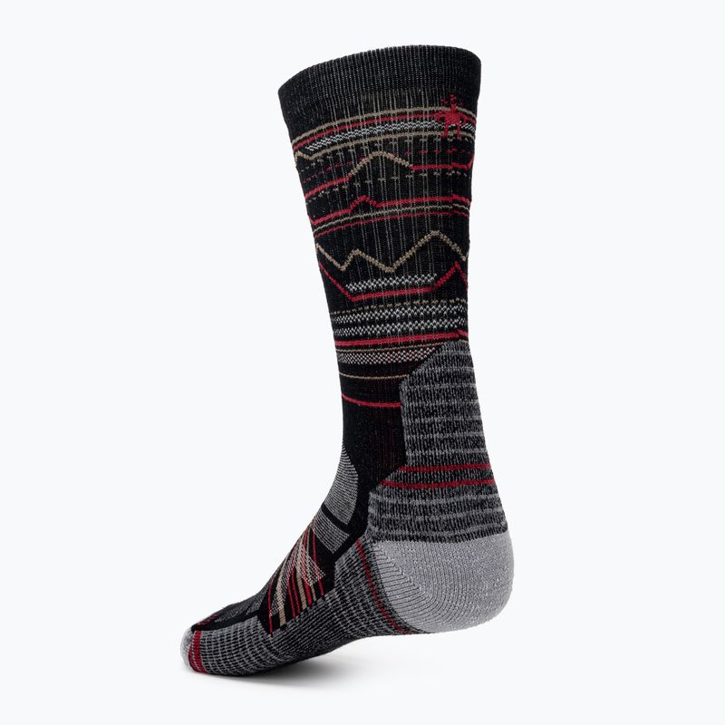 Skarpety Smartwool Hike Light Cushion Mountain Pattern Crew black 2