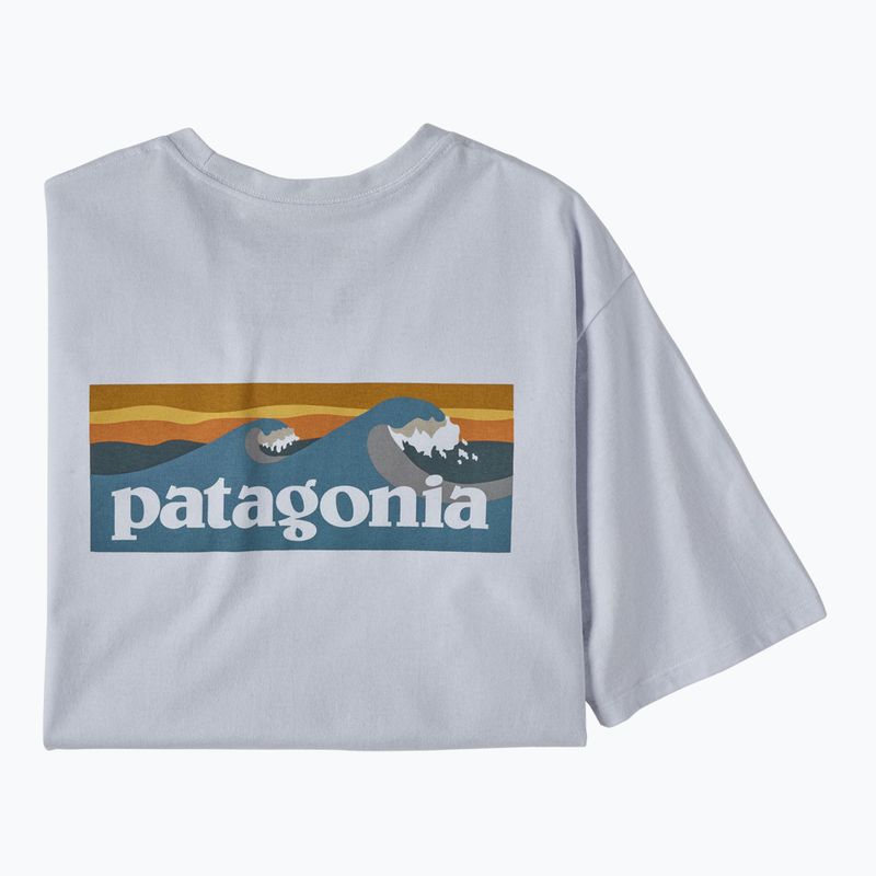 Koszulka męska Patagonia Boardshort Logo Pocket Responsibili white 8