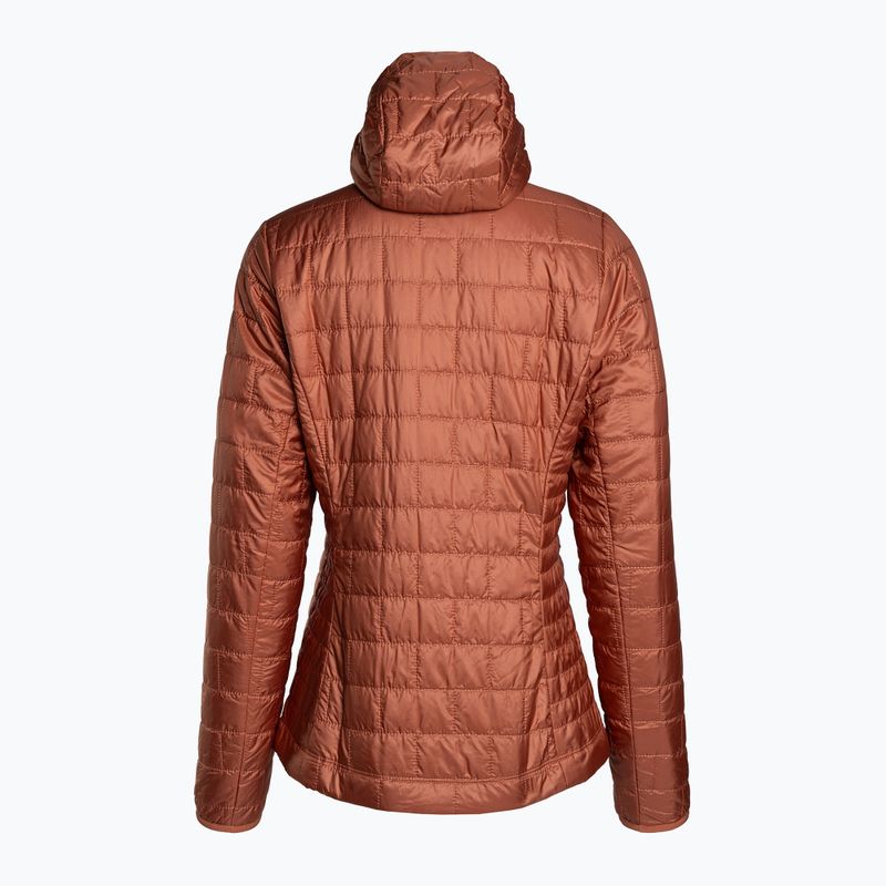 Kurtka ocieplana damska Patagonia Nano Puff Hoody burl red 2