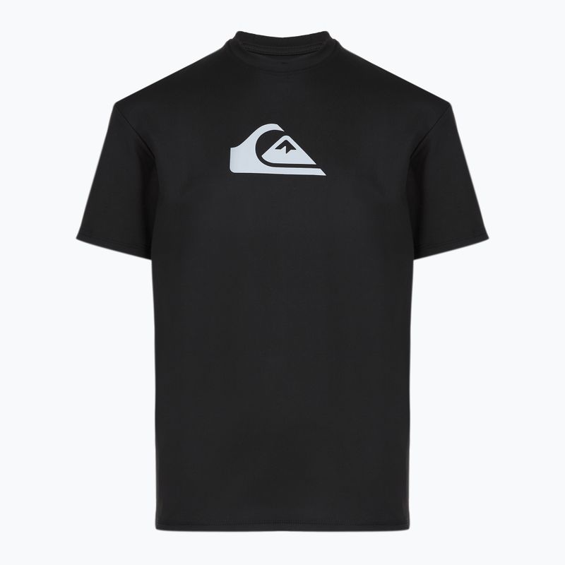 Koszulka do pływania dziecięca Quiksilver Solid Streak black