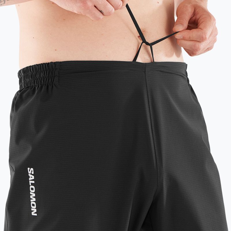 Spodnie do biegania męskie Salomon Bonatti Trail deep black 3