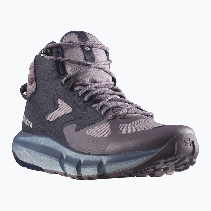 Buty turystyczne damskie Salomon Predict Hike Mid GTX quail/night sky/astral aura 11