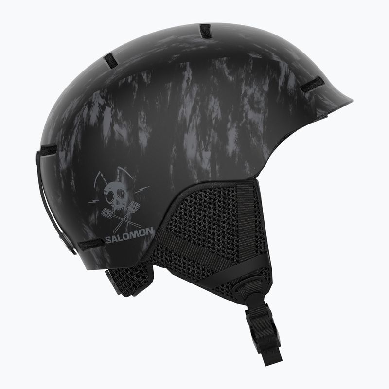 Kask narciarski dziecięcy Salomon Player Combo + Gogle XV Jr black tie&dye/black silver 6