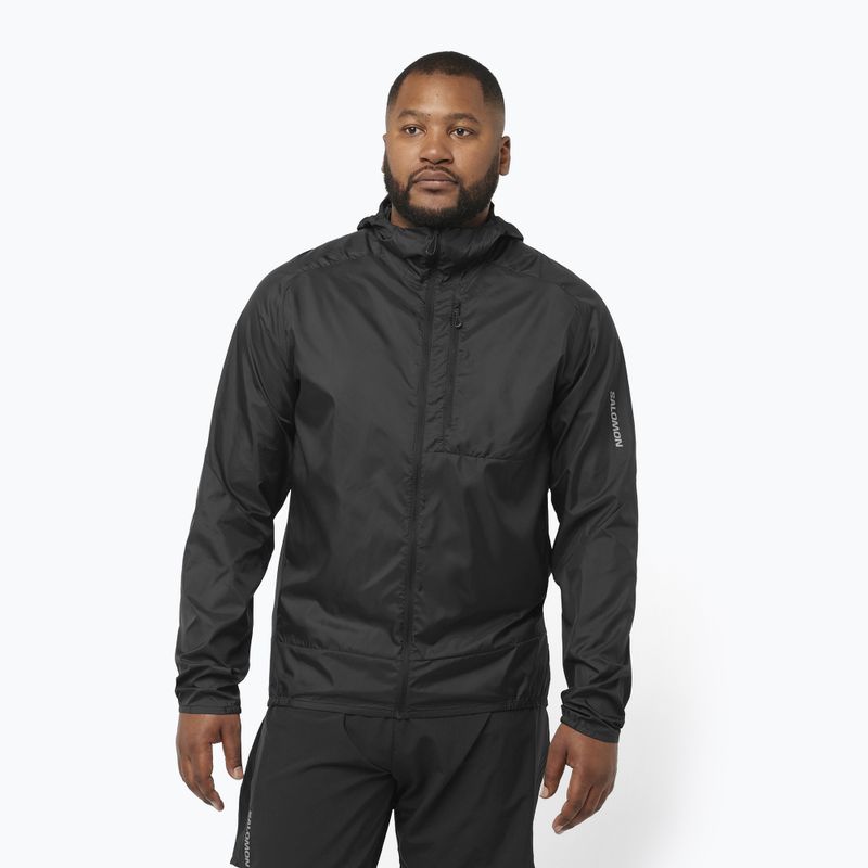 Kurtka do biegania męska Salomon Cross Wind deep black