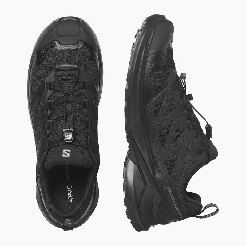 Buty trekkingowe męskie Salomon X-Adventure GTX Black/Black/Black 10