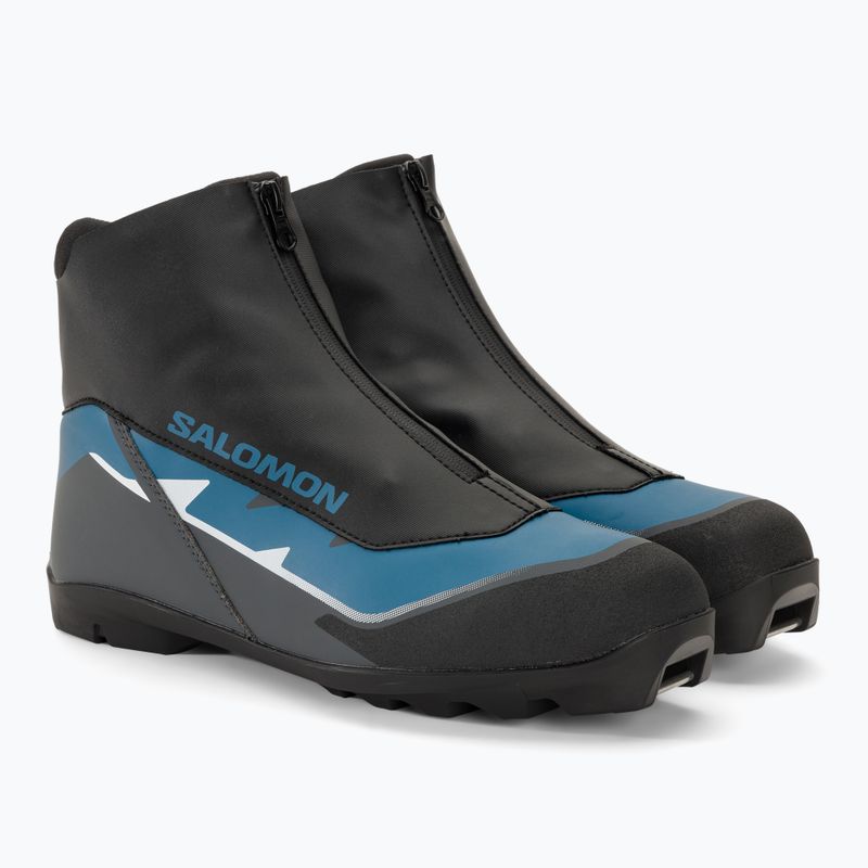 Buty do nart biegowych męskie Salomon Escape black/castlerock/blue ashes 4