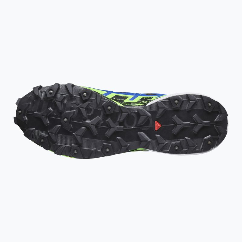 Buty do biegania męskie Salomon Spikecross 6 GTX black/surf the web/green gecko 12