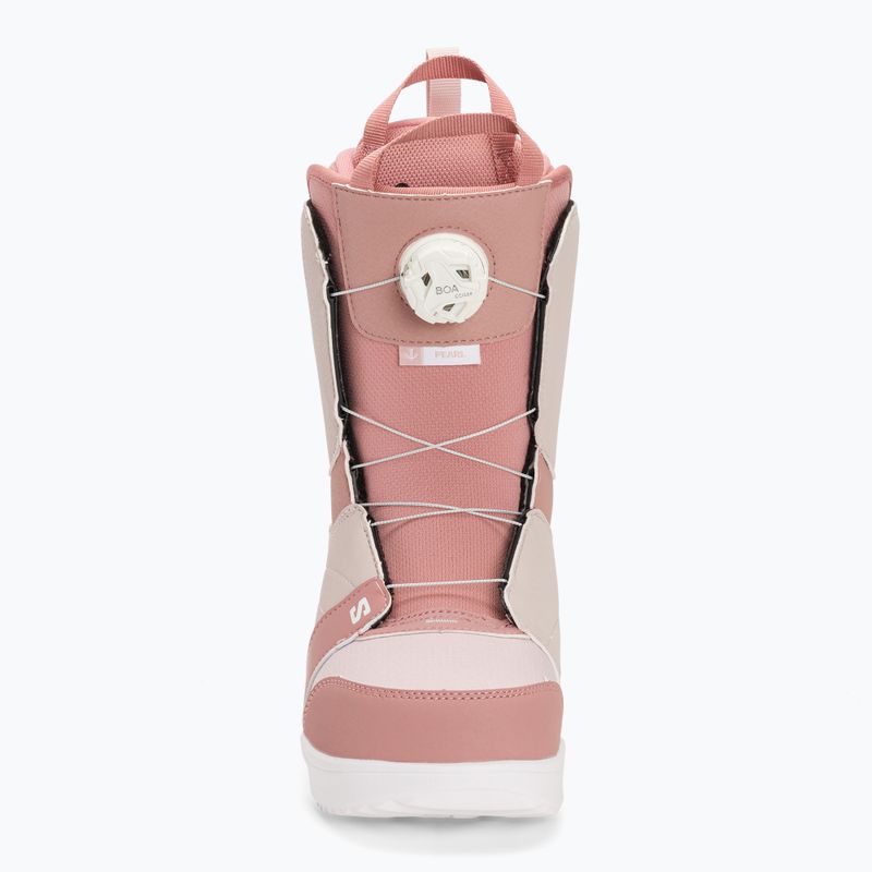 Buty snowboardowe damskie Salomon Pearl Boa W ash rose/lilac ash/white 3