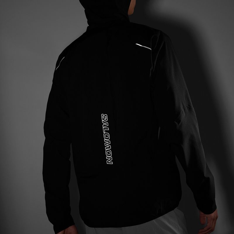 Kurtka do biegania męska Salomon Bonatti Trail deep black 8