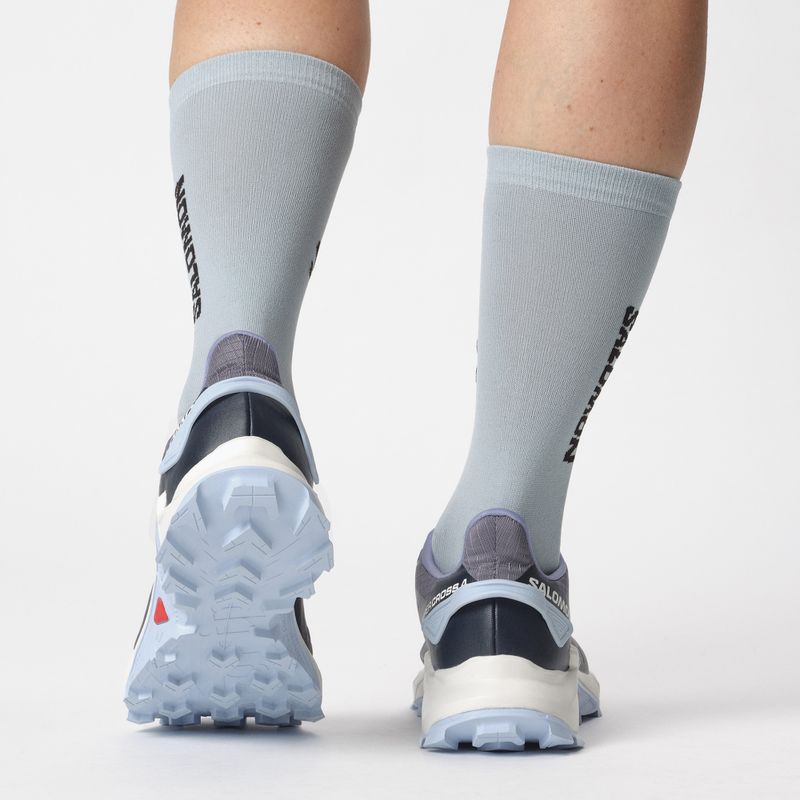 Buty do biegania damskie Salomon Supercross 4 grisaille/white/cashmere blue 15