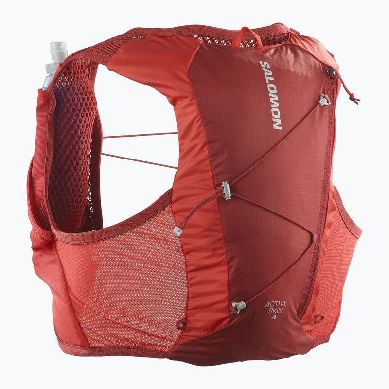 Kamizelka do biegania Salomon Active Skin 4 Set red dahlia/high risk 2