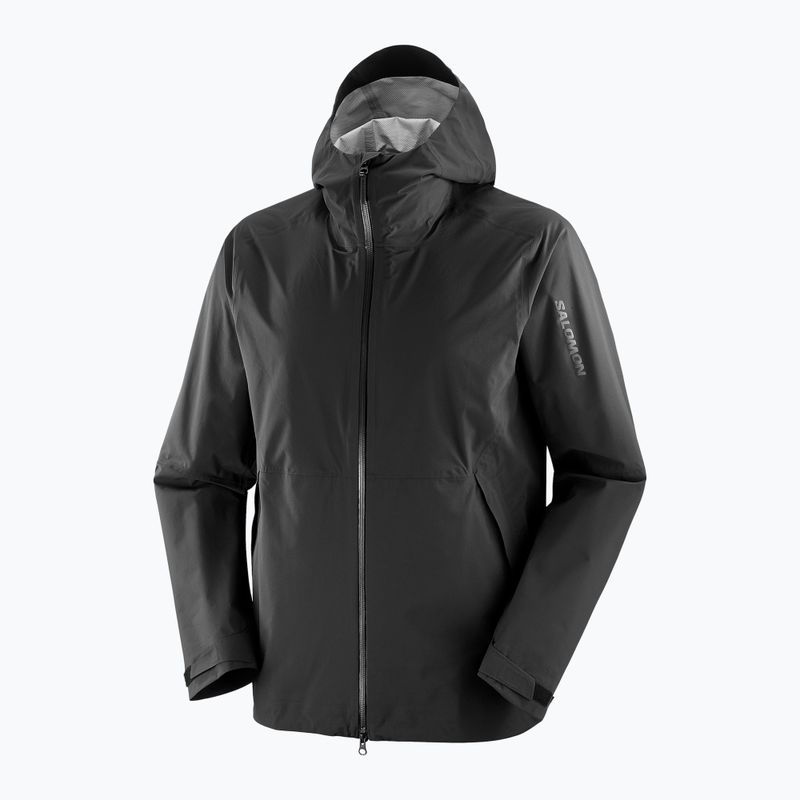 Kurtka przeciwwiatrowa męska Salomon Outerpath 2.5L deep black 7