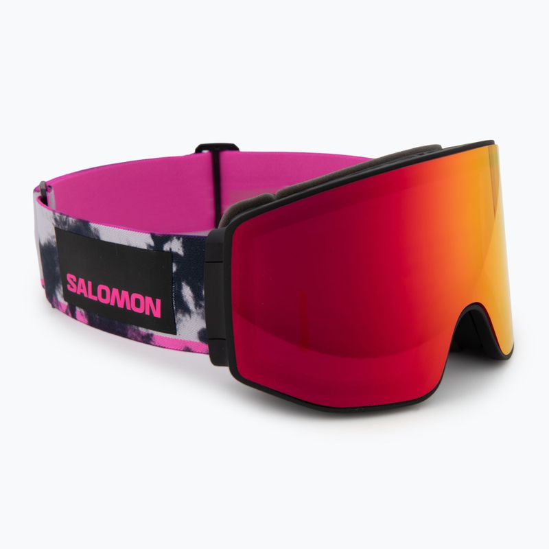 Gogle narciarskie Salomon Sentry Prime Sigma black echo/poppy red/light blue 2