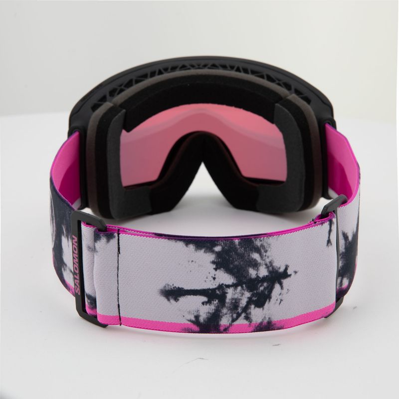 Gogle narciarskie Salomon Sentry Prime Sigma black echo/poppy red/light blue 4