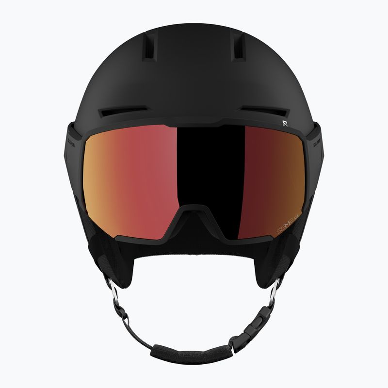 Kask narciarski Salomon Osmo Pro Sigma Photo black/poppy red 7