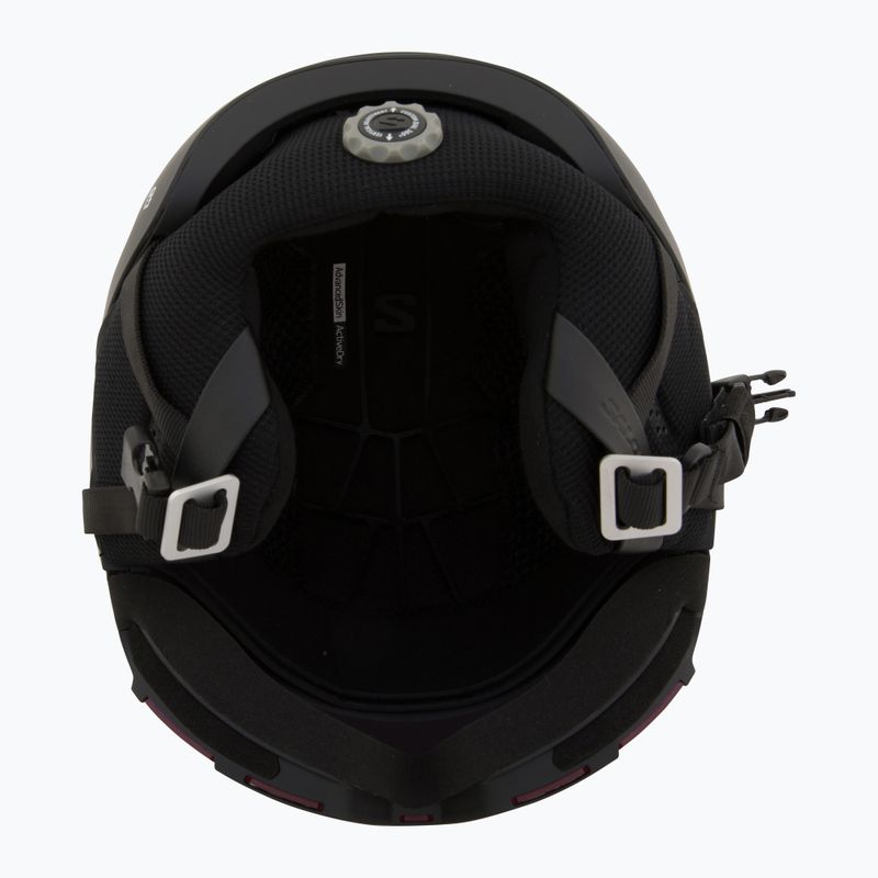 Kask narciarski Salomon Osmo Pro Sigma Photo black/poppy red 5