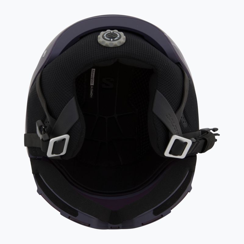 Kask narciarski Salomon Osmo Pro Sigma Photo nightshade/sky blue 5