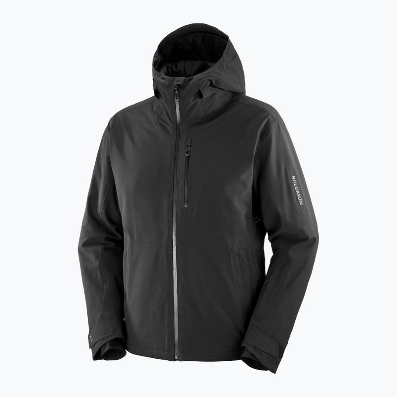 Kurtka narciarska męska Salomon Highland deep black 7