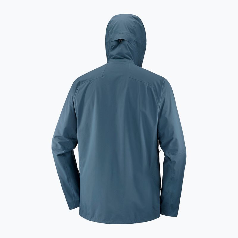 Kurtka przeciwdeszczowa męska Salomon Outerpath Pro midnight navy 11