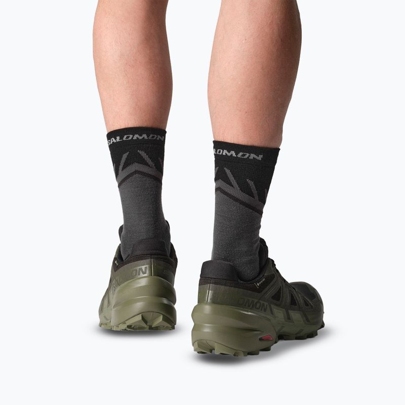 Buty do biegania męskie Salomon Speedcross 6 GTX black/peat/deep lichen green 10