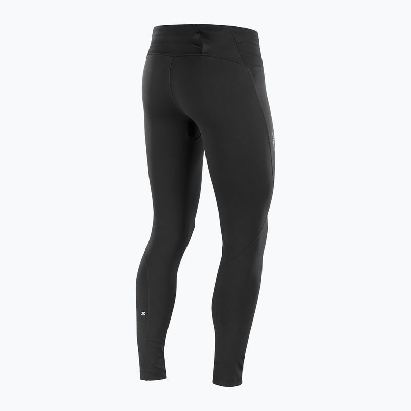 Legginsy do biegania męskie Salomon SHAKEout Core deep black 7