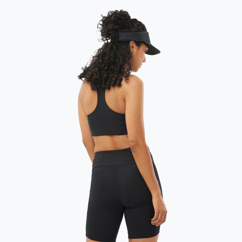 Biustonosz treningowy Salomon SHAKEout Core deep black 2
